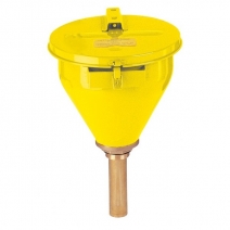 Lejek do płynów łatwopalnych, pułapka przeciwogniowa 152 mm, stalowy, yellow